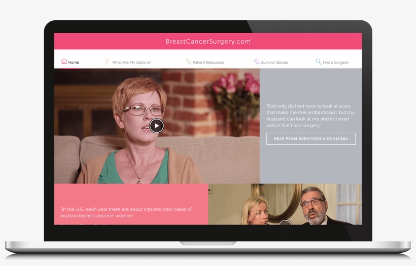 Invuity Hidden Scar Campaign - Website, transparent png download