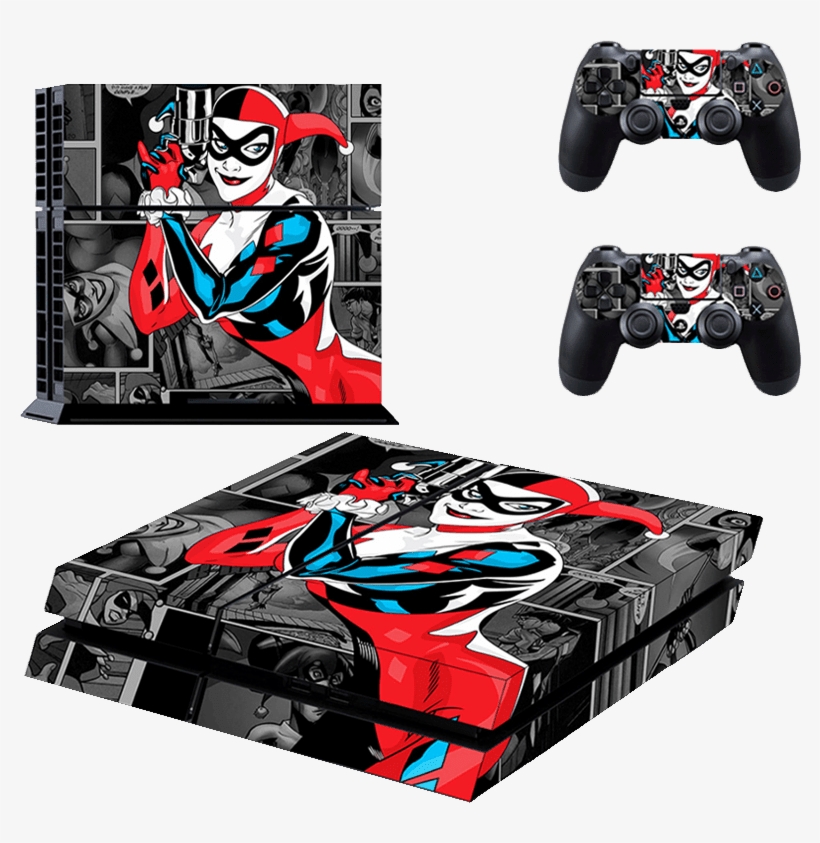 Ps4 Skin Batman Harley Quinn Type 1 Ps4 - One Piece Ps4 Decal, transparent png download