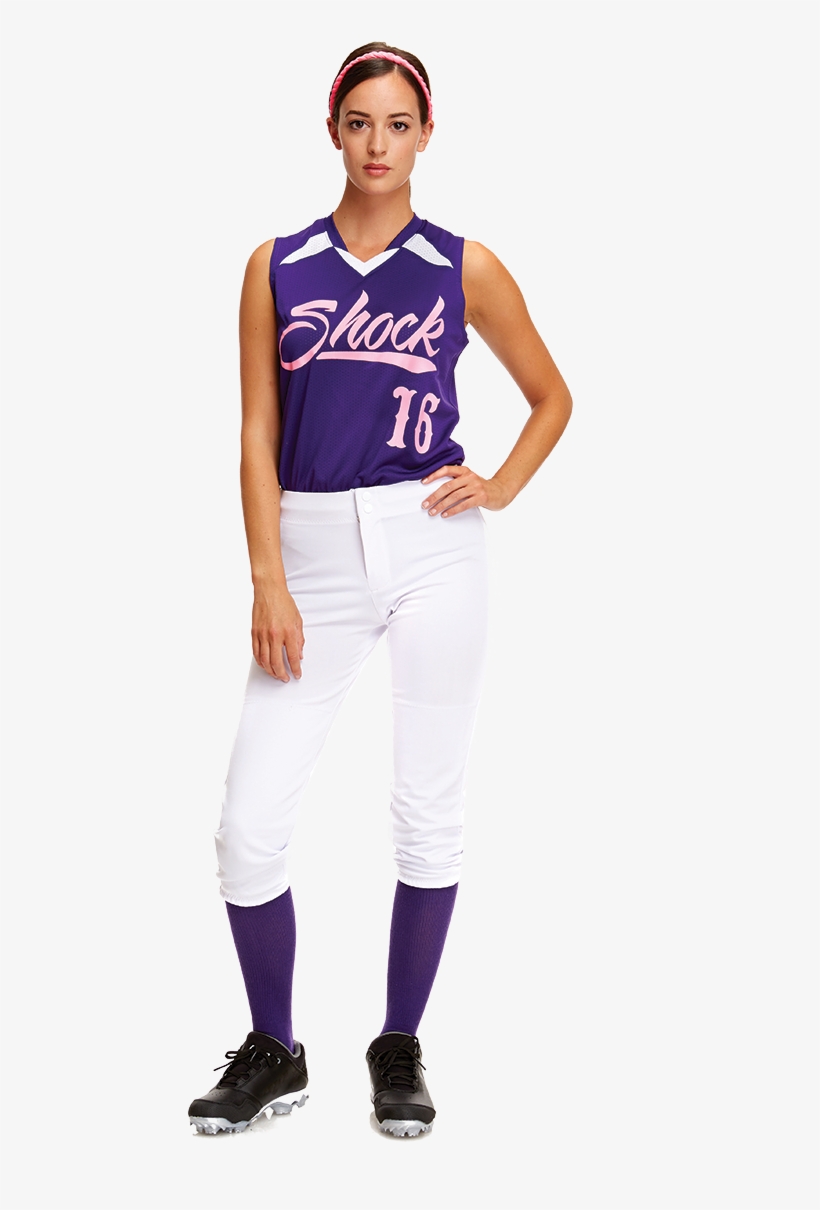All Star Sleeveless V-neck Racerback - Softball, transparent png download