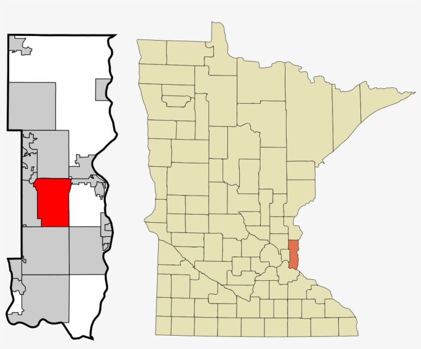 Cottage Grove On Mn Map, transparent png download