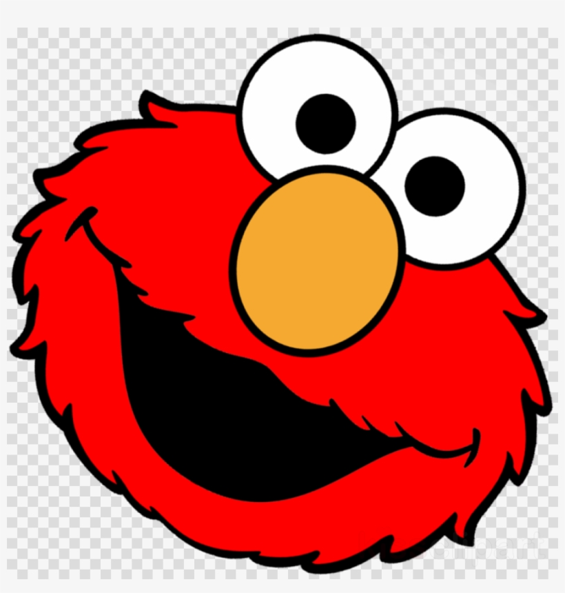 Elmo Png Clipart Elmo Cookie Monster Clip Art - Sesame Street Elmo Face, transparent png download