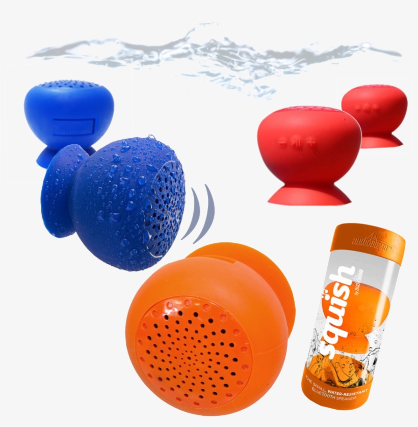 Audiobomb Squish Water Resistant Bluetooth Speakers - Audiobomb 79768 Squish Portable Bluetooth Speaker -, transparent png download