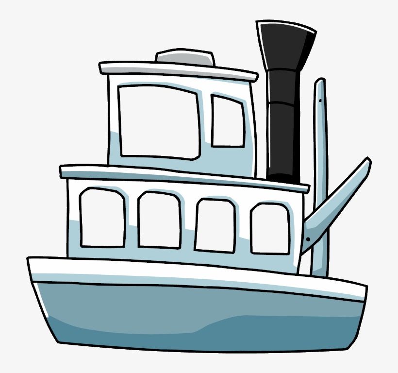 Ship Clipart Steamship - Steamboat Png, transparent png download