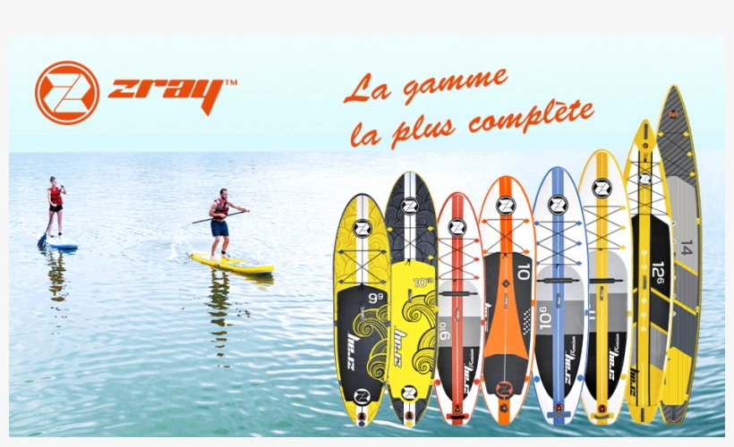 Packs Rêve - Zray Paddleboard A2 10,6 Blue/white, transparent png download