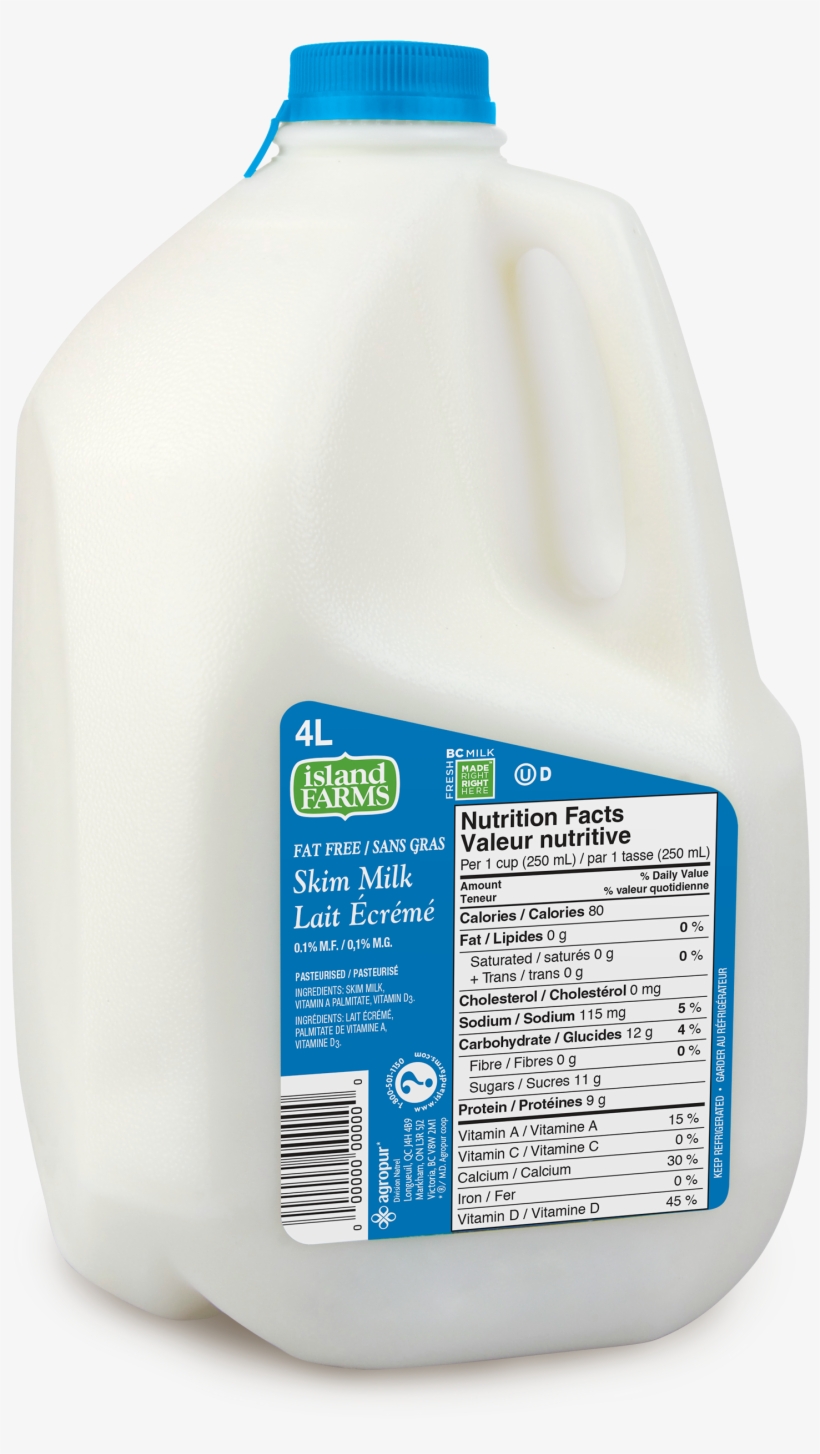 4l If Skim Milk - Island Farms Milk Recall, transparent png download