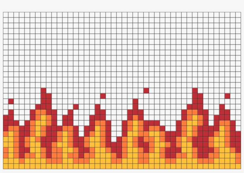 Download Pixel Fire Png Png Transparent - Flame Fire Pixel Art ...