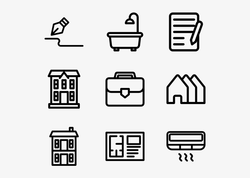 House Outline Png - Business Card Vector Icon, transparent png download