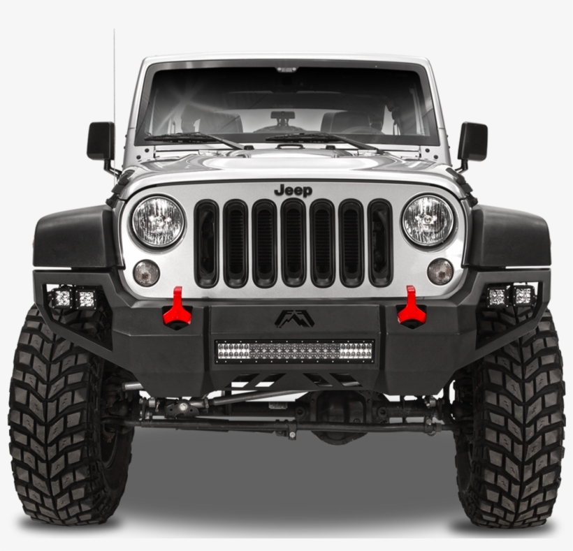 No Guard - Fab Fours Vengeance Front Bumper Jeep, transparent png download