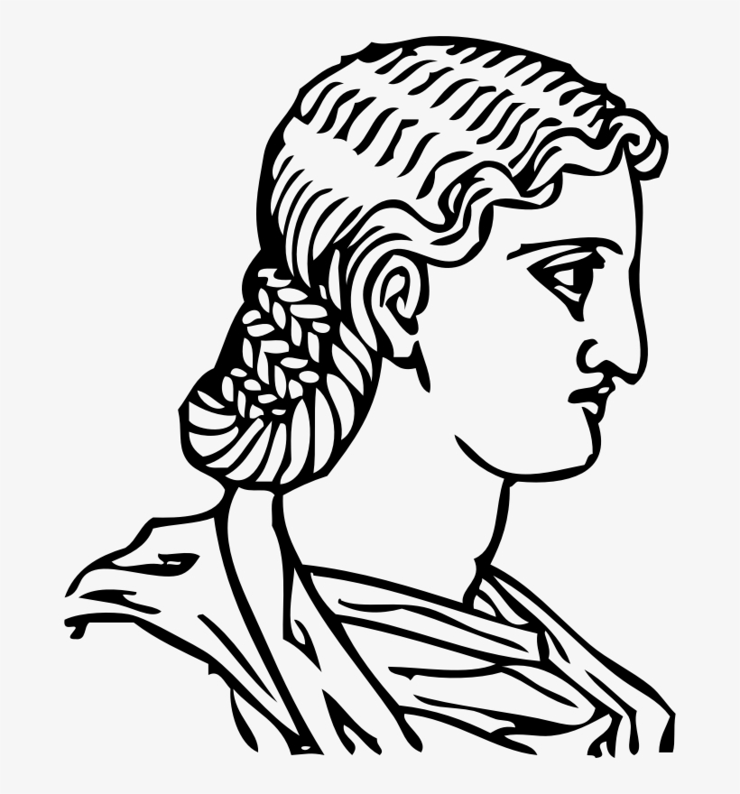 Grecian Hairdressing 11 Clipart Icon Png - Fryzury Ze Starożytna Grecja Rysunki, transparent png download