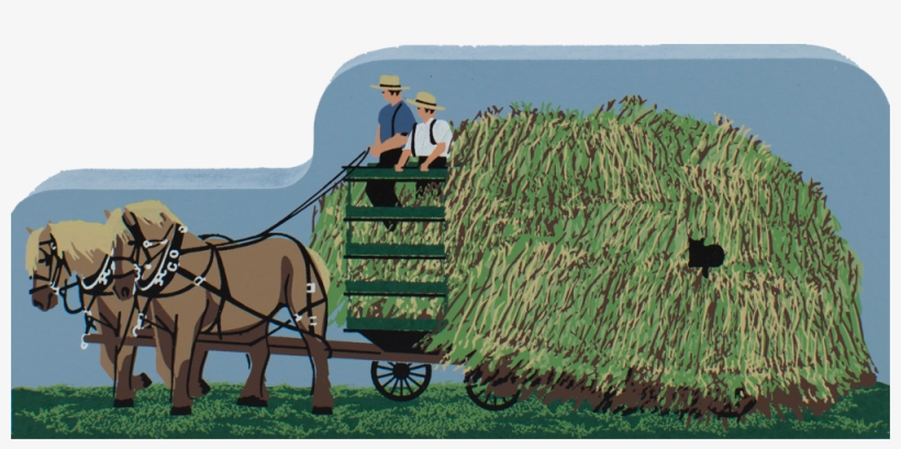 Amish Hay Wagon, transparent png download