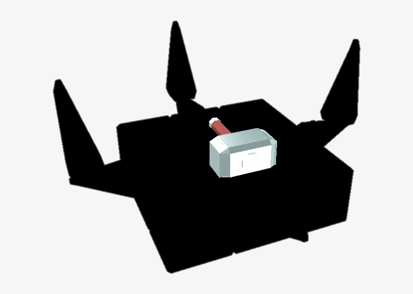 Aka - Thor's Hammer - Illustration, transparent png download