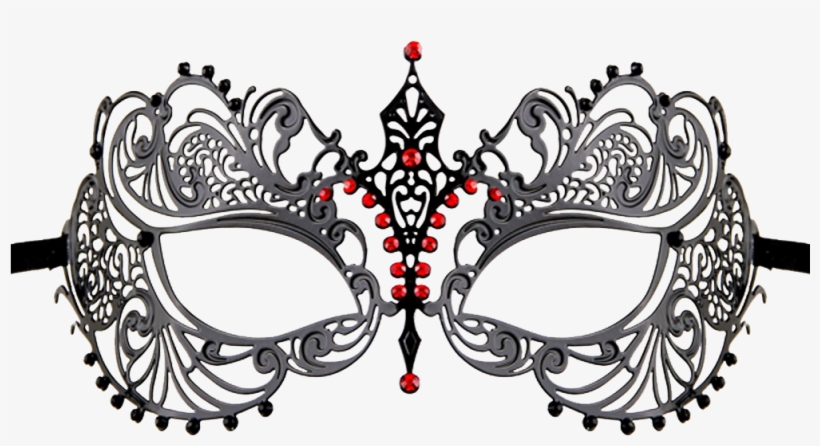 Mutli Color Series Laser Cut Metal Venetian Pretty - Masquerade Mask For Women, transparent png download