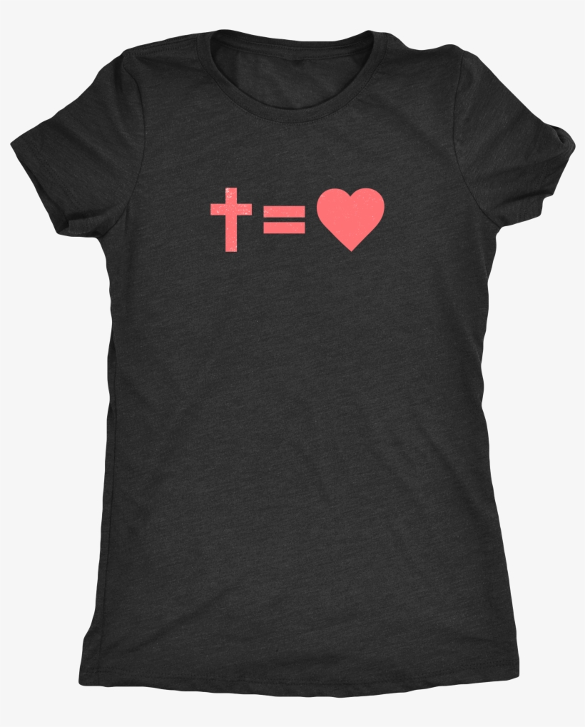 Pink Cross Equals Love Shirt Png Image Transparent Png Free