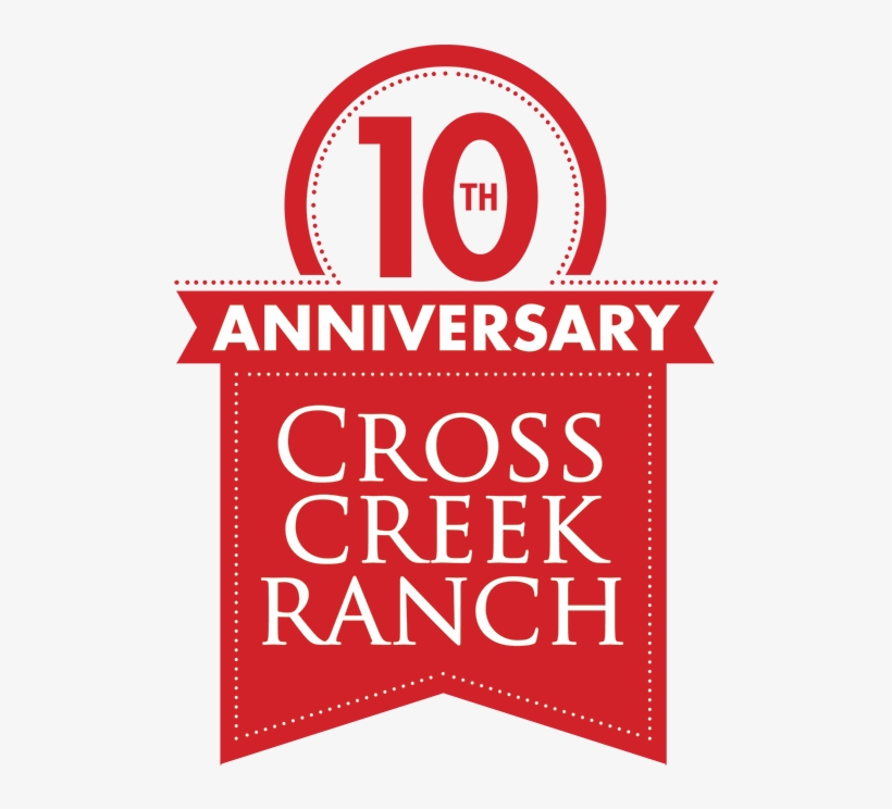 Cross Creek Ranch - 10 Year Anniversary Vector, transparent png download