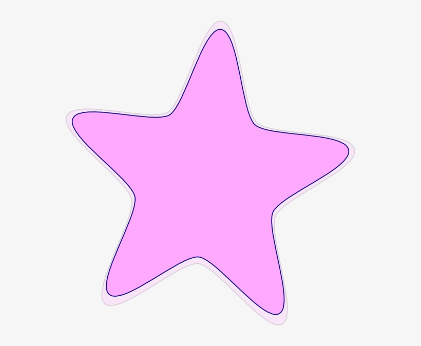 Cartoon Pink Star Png, transparent png download
