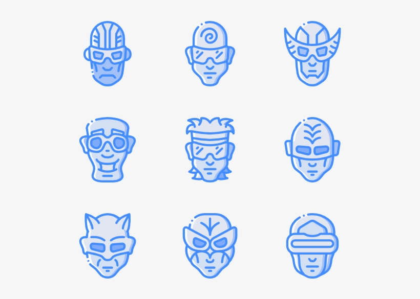 Super Heroes - Icon, transparent png download