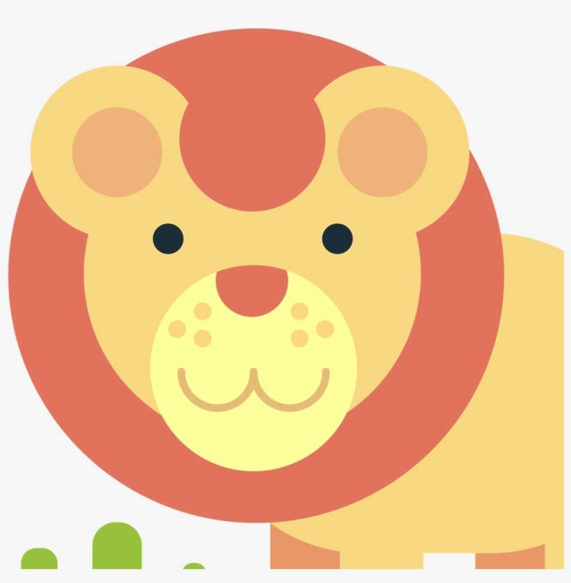 Lion-head - Fw - Zoo Play Dough Mat, transparent png download