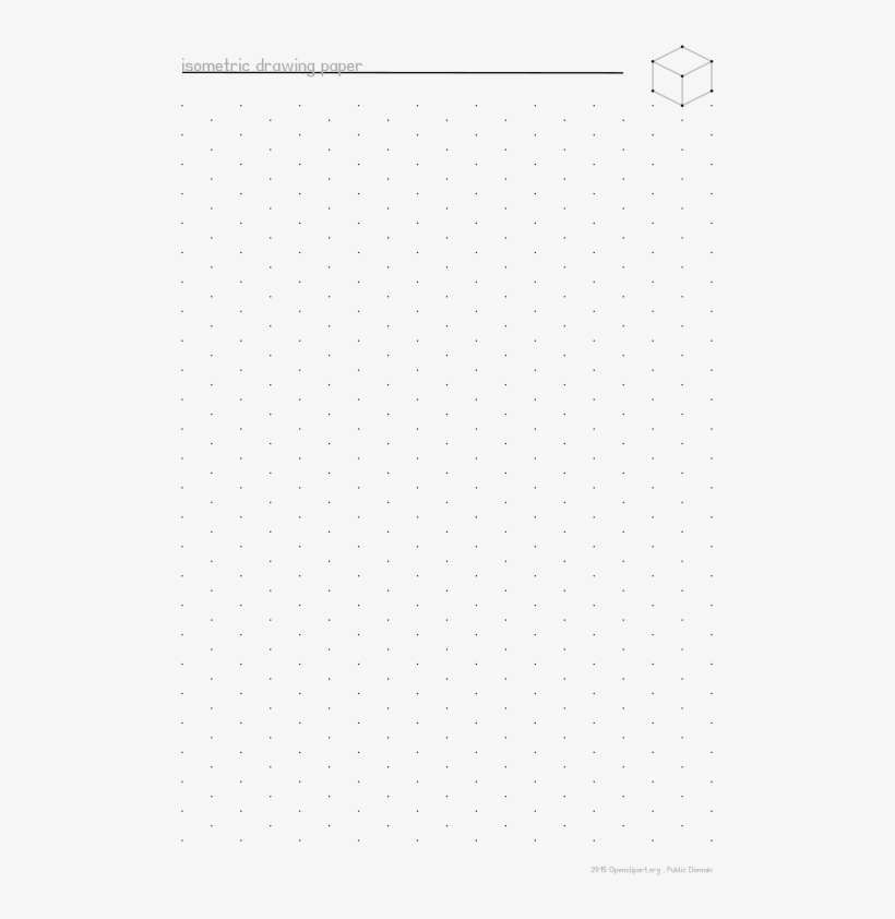 Isometric Drawing Sheet A4 - Parallel, transparent png download