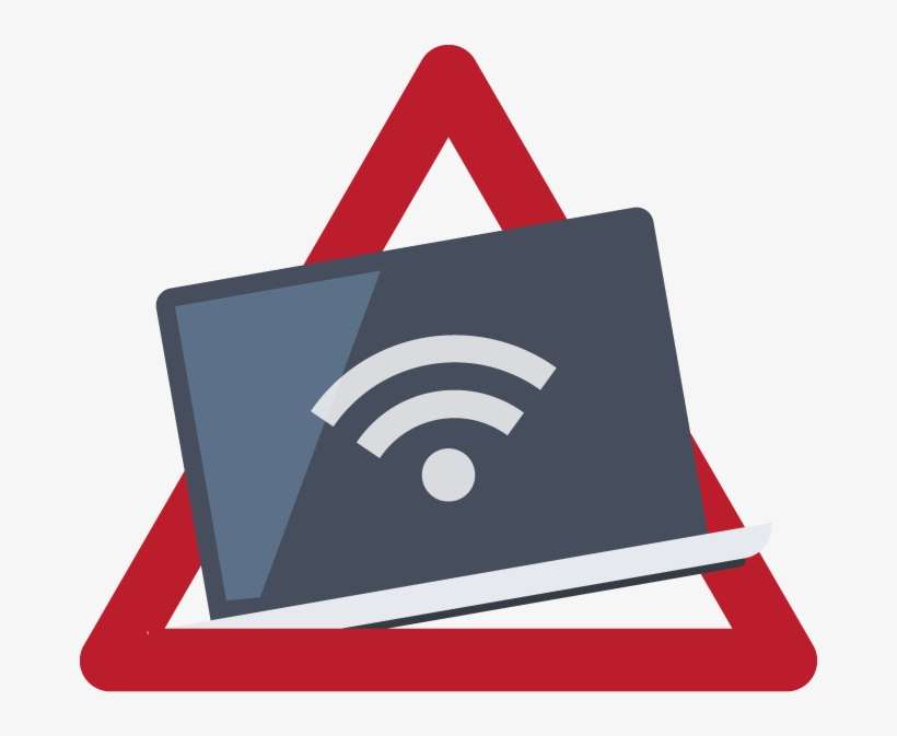 You're Connected To Public Wi-fi Hotspots - Wi-fi, transparent png download
