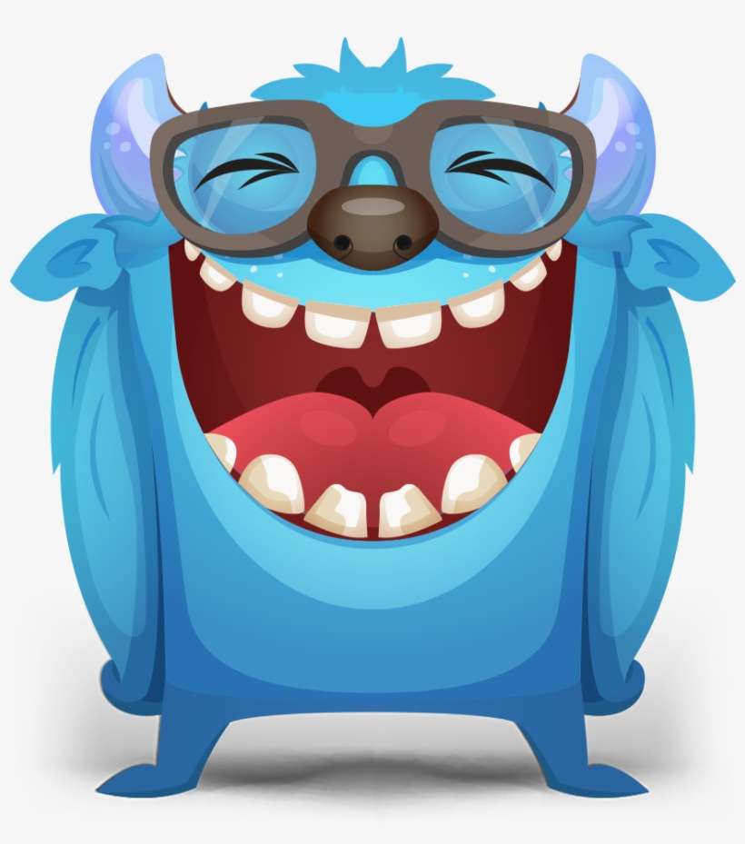Laughter Is The Ultimate Medicine - Laughing Monster, transparent png download