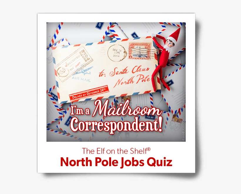 Chief Mailroom Correspondent - Elf On The Shelf North Pole Jobs, transparent png download