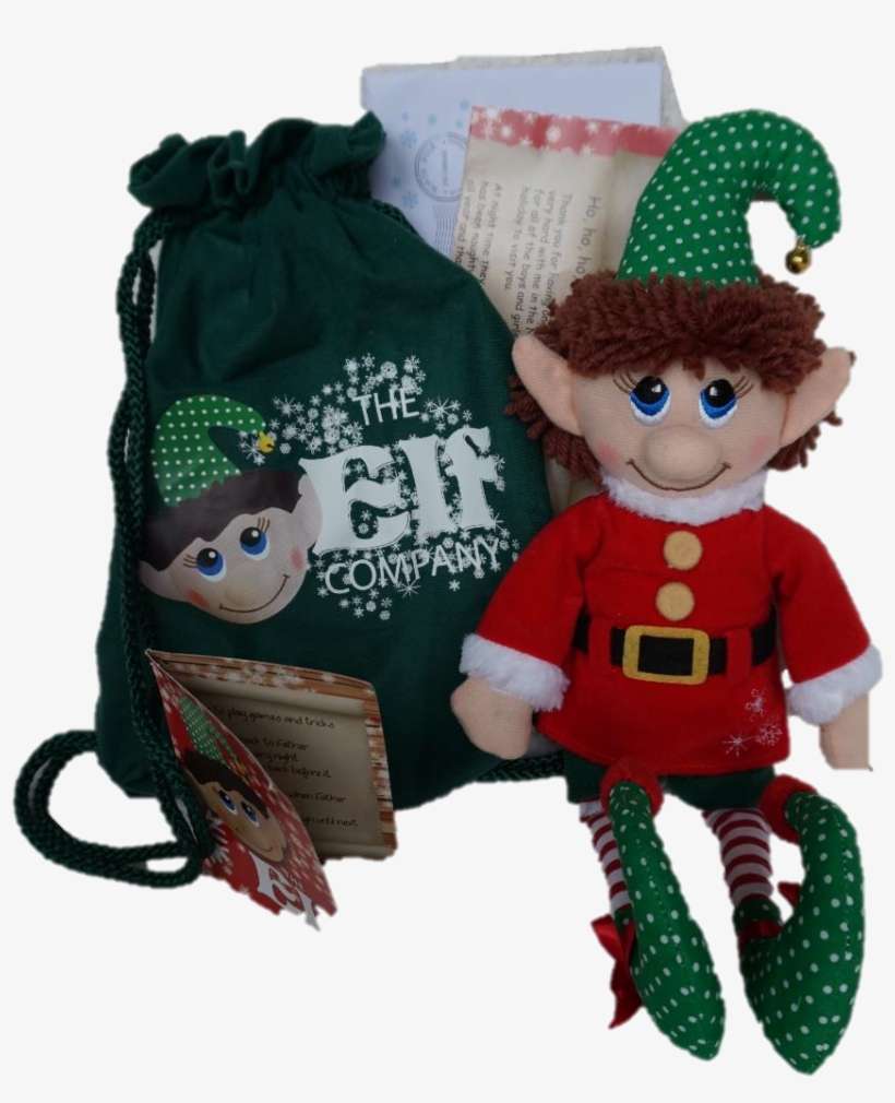 The Elf Company Elf Boy To Sit On A Shelf - Elf 01 Boy Plush Toy Ther Christm, transparent png download