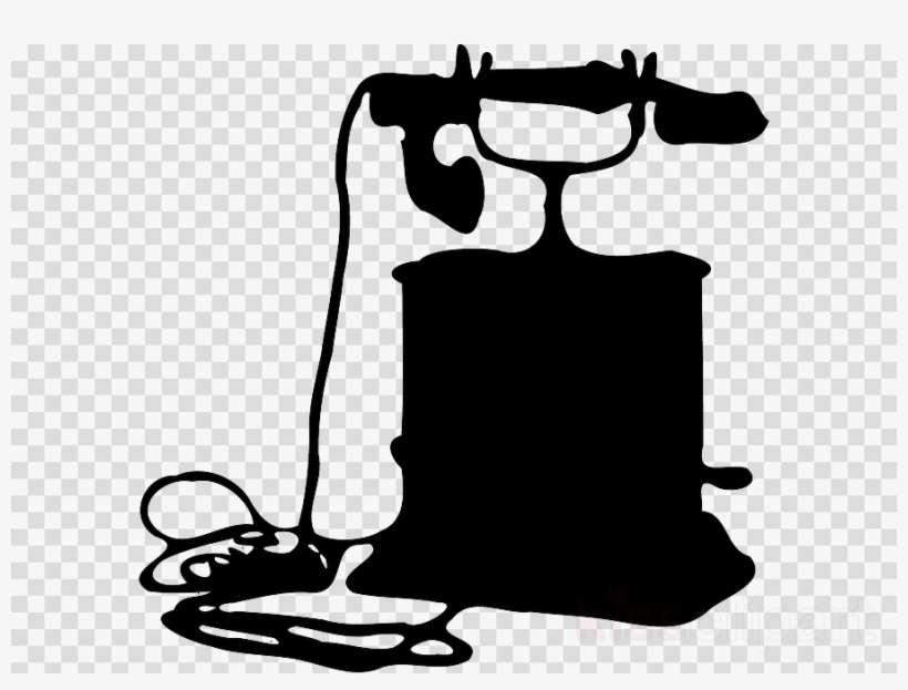 Download Retro Telephone Silhouette Png Clipart Telephone - El Teléfono De La Revolucion Industrial, transparent png download