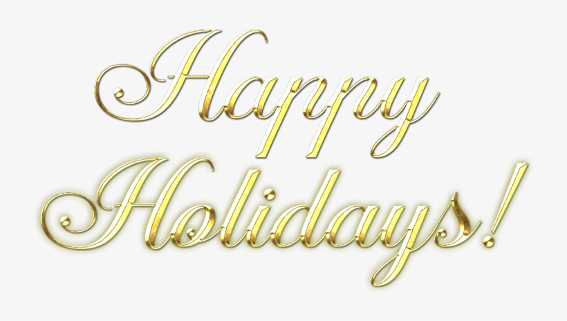 Happy Holidays - Calligraphy, transparent png download