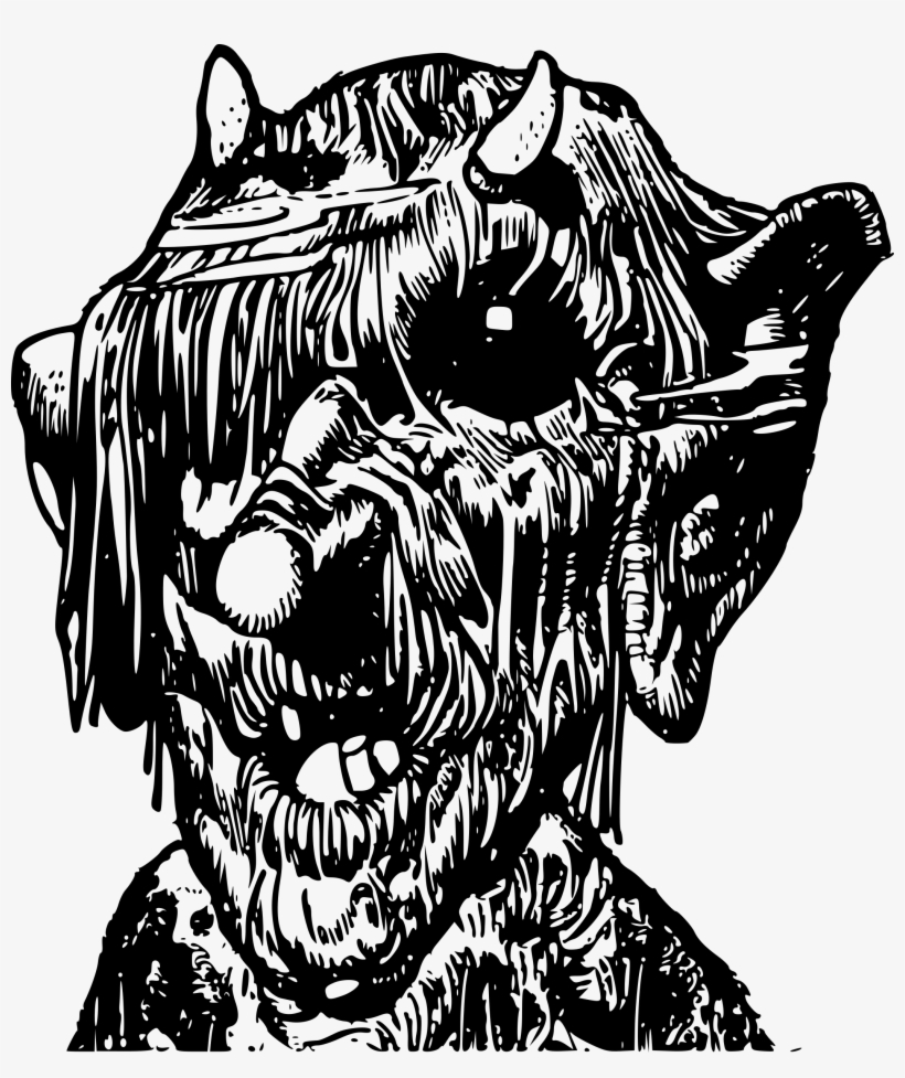 This Free Icons Png Design Of Hairy Monster Face, transparent png download