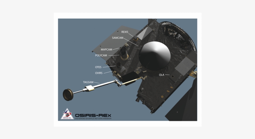 Spacecraft Instrument Image - Osiris Rex Spacecraft, transparent png download