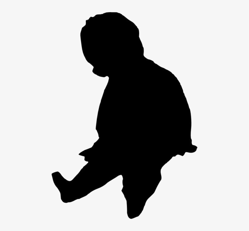 Free Png Baby Silhouette Png Images Transparent - Portable Network Graphics, transparent png download