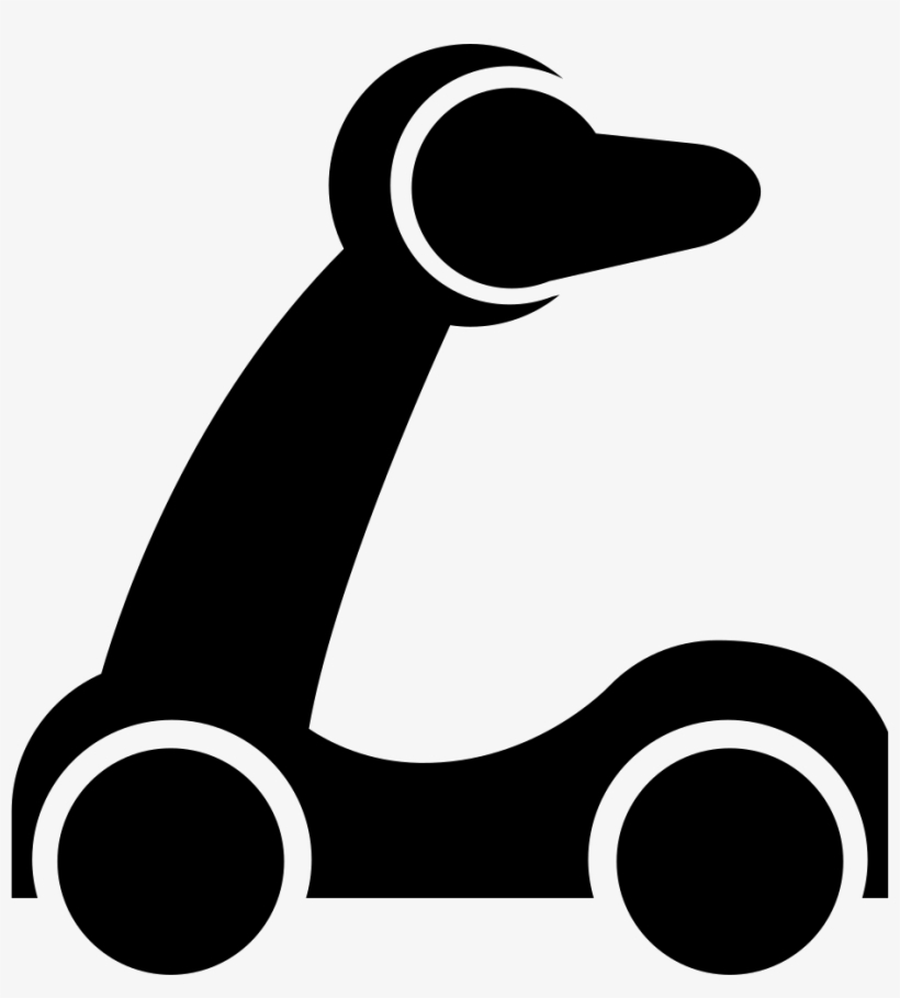 Baby Scooter Silhouette Comments - Самокат Иконка, transparent png download