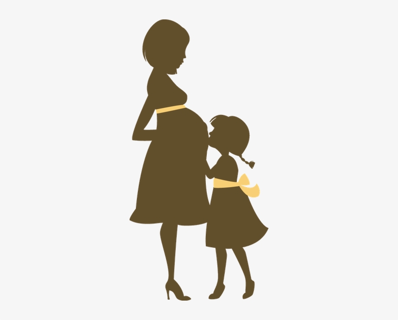 Grávida E Bebê - Desenhos De Gravida Do Segundo Filho, transparent png download