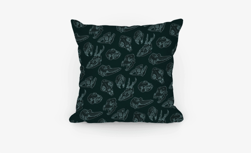 Animal Skull Pattern Pillow - Human, transparent png download