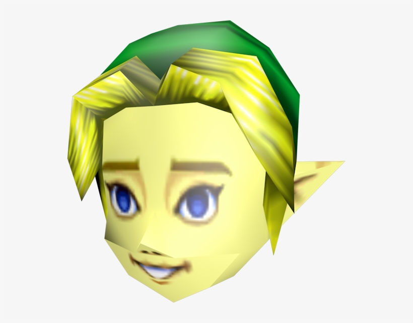 Majora's Mask Beta Link Mask - Majora's Mask Link Mask, transparent png download