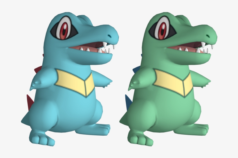 Download Zip Archive - Totodile 3d, transparent png download
