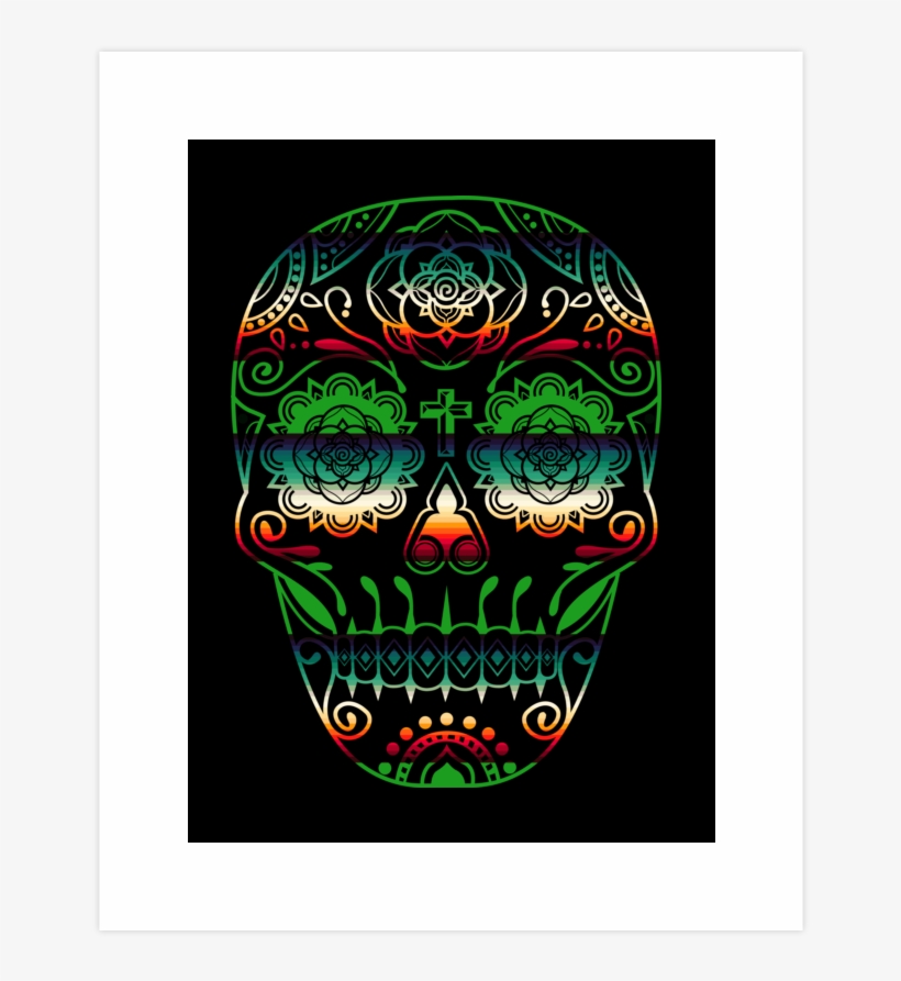 Day Of The Dead Animal Skull - Day Of The Dead Deco Skull Nice, transparent png download
