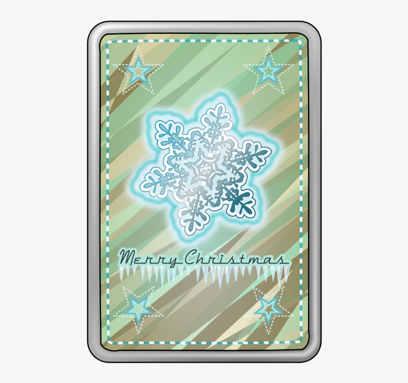 Free Xmas Card, Snowflake - Christmas Day, transparent png download