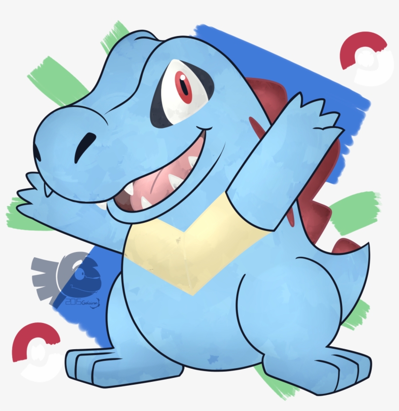 Totodile - Cartoon, transparent png download