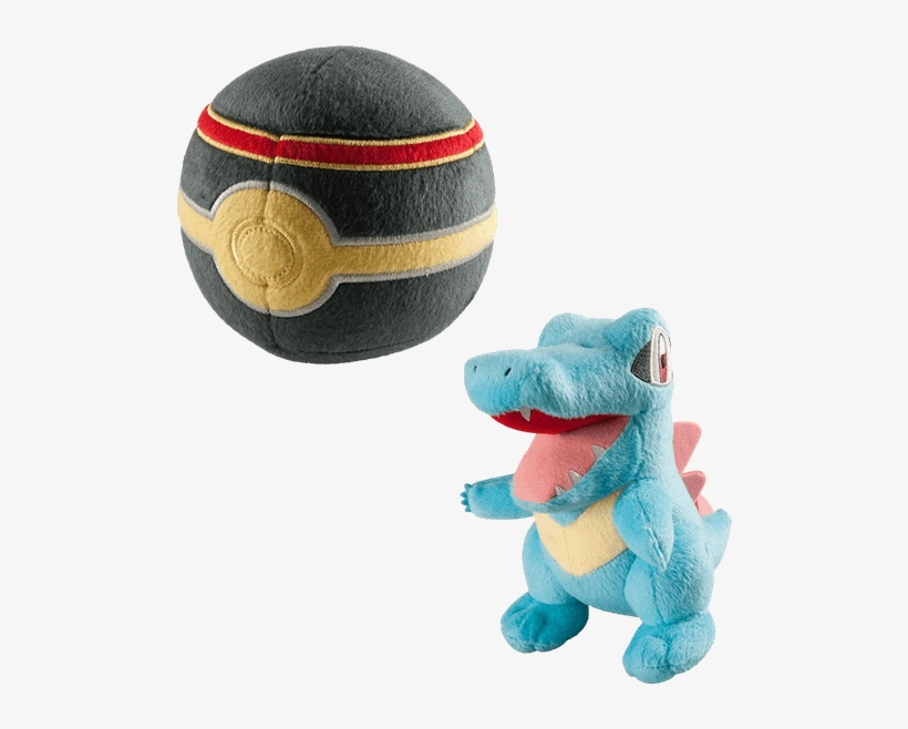 Tomy Pokemon Totodile & Luxury Ball Plush, transparent png download