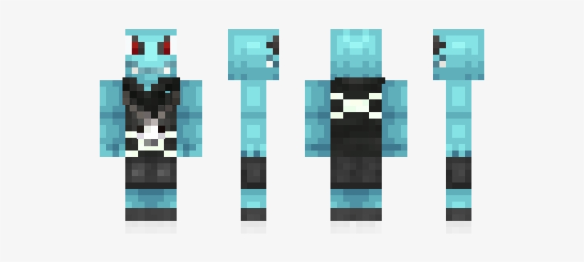 Minecraft Skin Totodile - Minecraft, transparent png download