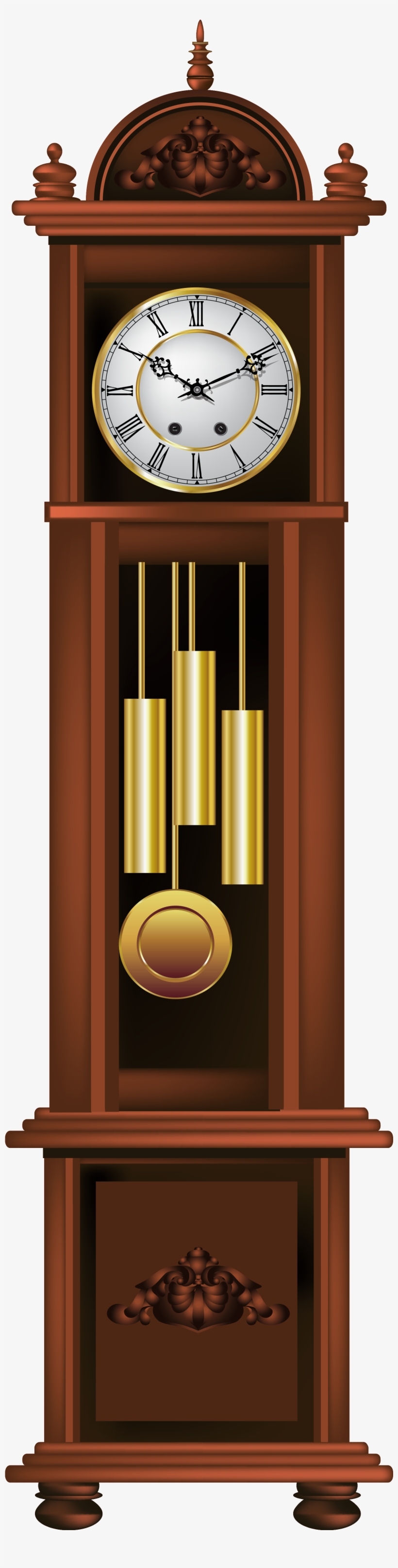 Jpg Royalty Free Library Antique Grandfather Clock - Grandfather Clock Clipart Png, transparent png download