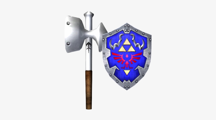 Megaton Hammer And Hylian Shield - Hylian Shield Soul Calibur Ii, transparent png download