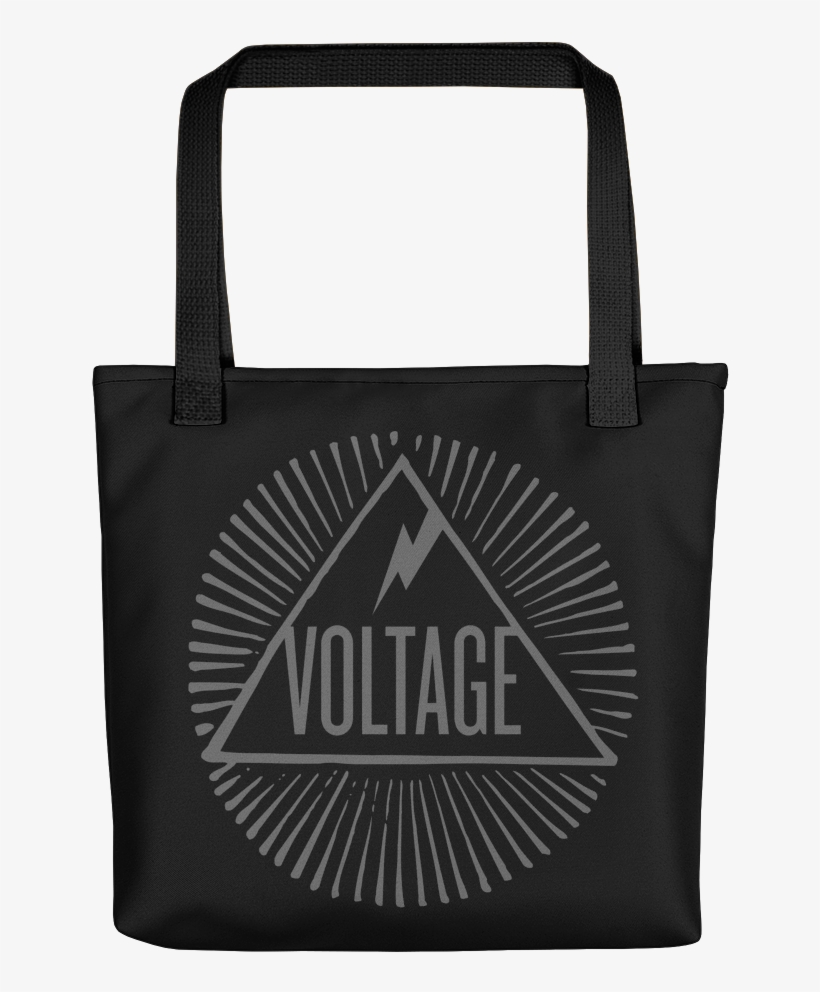 Voltage Illuminati Tote - Mybubblegumfantasy Trippy Alien In A Ufo Starry Black, transparent png download