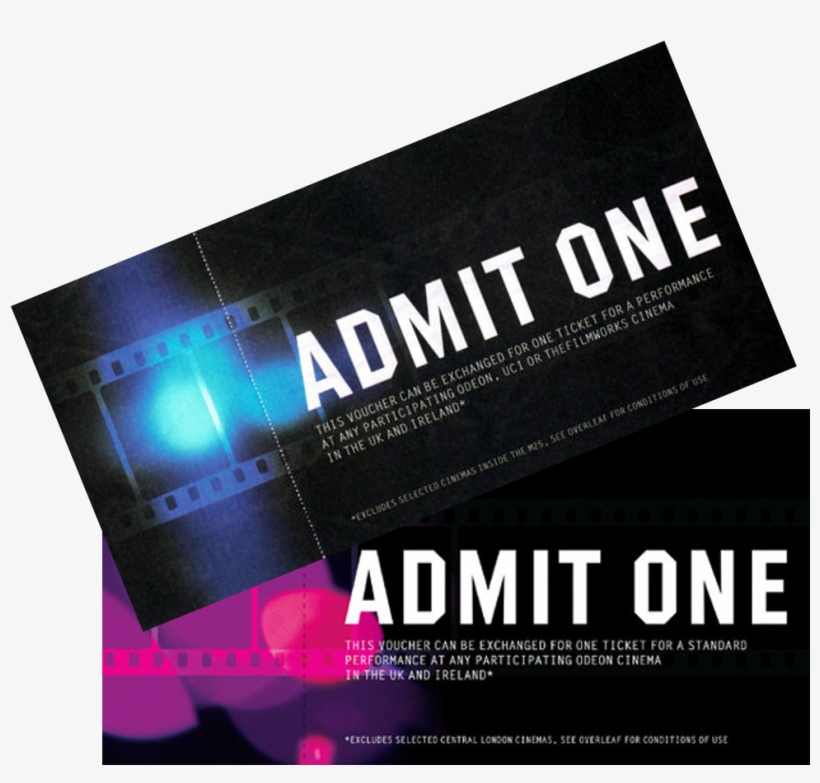Save 40% On Cinema Tickets - Odeon Cinema Tickets, transparent png download