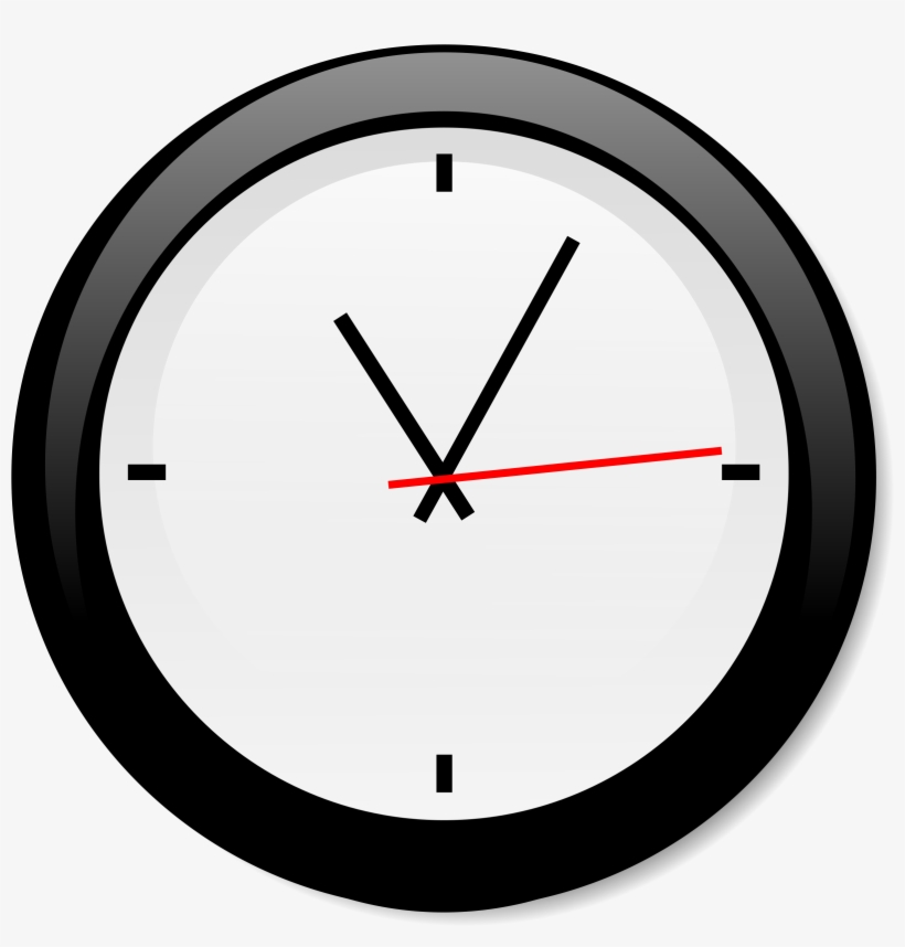 Svg Royalty Free Clock Pencil And In Color - Clock Clip Art, transparent png download