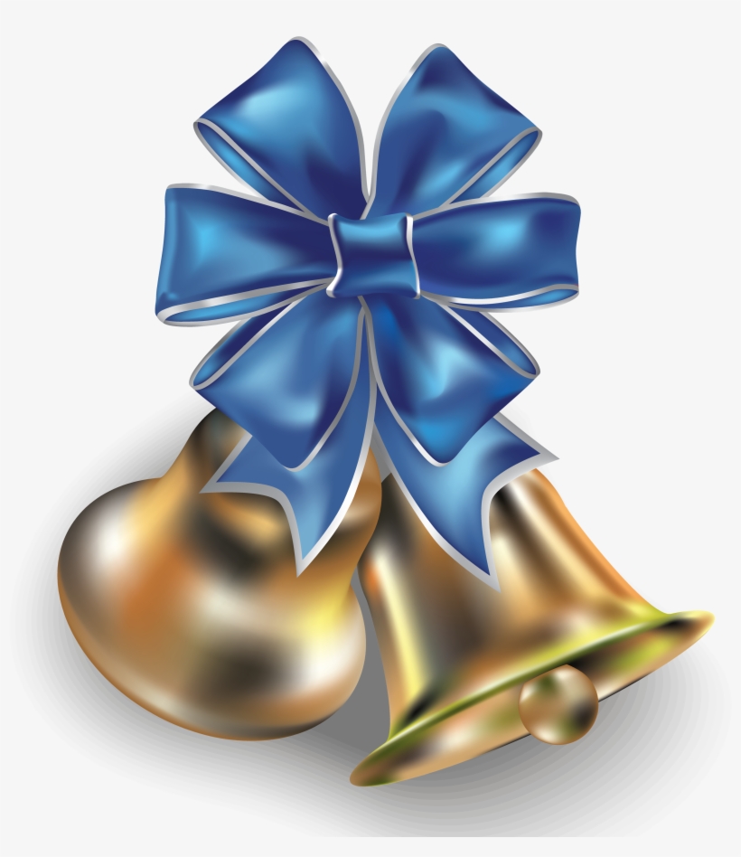 Blue Christmas Bell - Blue Christmas Bell Png, transparent png download
