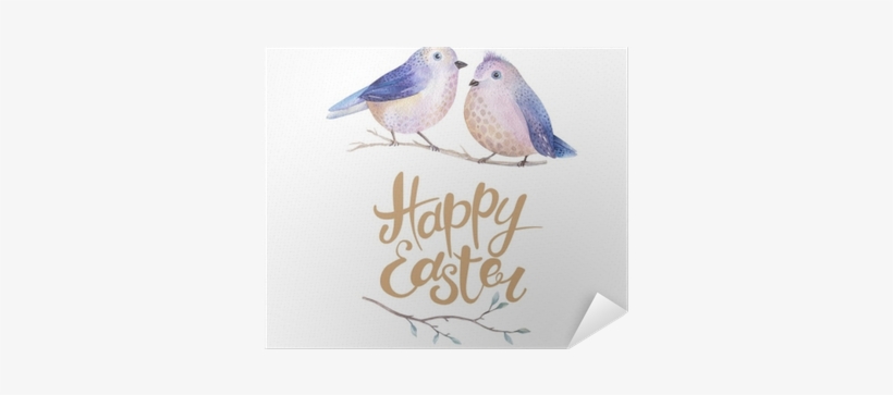 Picture Black And White Hand Easter Watercolor Flying - Happy Easter Watercolor, transparent png download