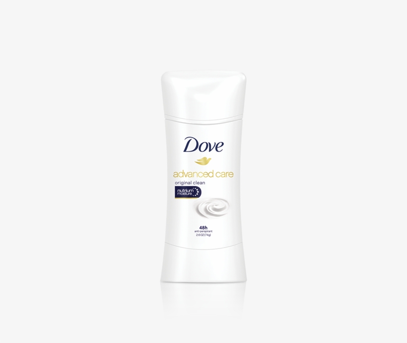 Dove Advanced Care Original Clean Antiperspirant - Dove Advanced Care Antiperspirant, Original Clean 80ml, transparent png download