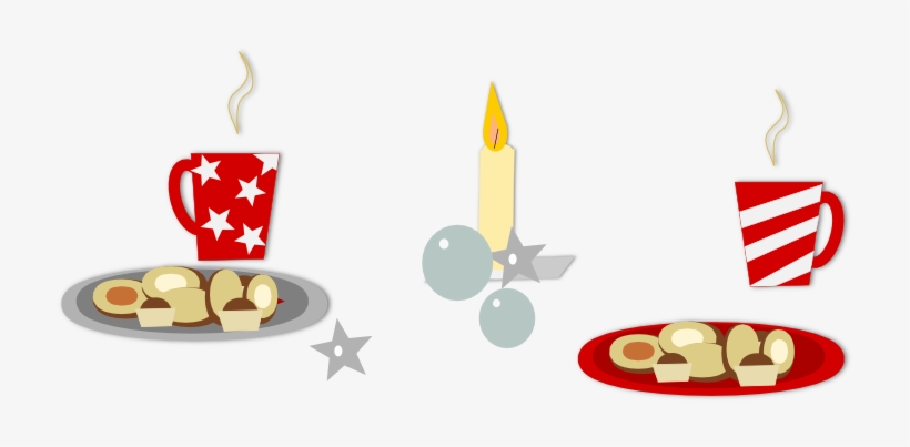 Christmas Coffee Clipart - Holiday Coffee Clip Art, transparent png download